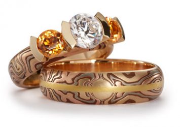 diamond bridal ring set