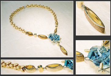 Munsteiner Aqua necklace