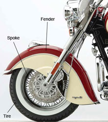 motorcycle wheel