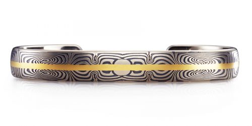 Symmetry cuff bracelet designed by George Sawyer in Minneapolis, MN - men's jewelry and women's jewelry